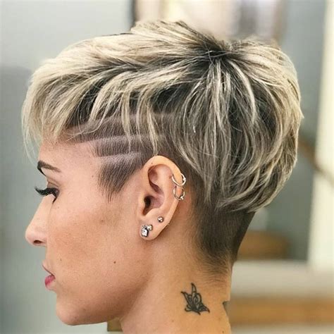 Edgy Undercut Pixie hair