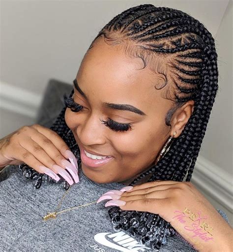 Elegant Box Braids Hairstyles