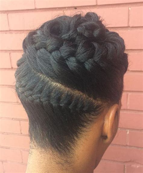 Elegant Braided Updo hair