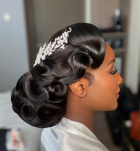 Elegant Bridal Updo hair