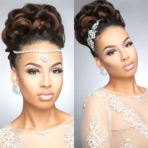 Elegant Bridal Updo hair