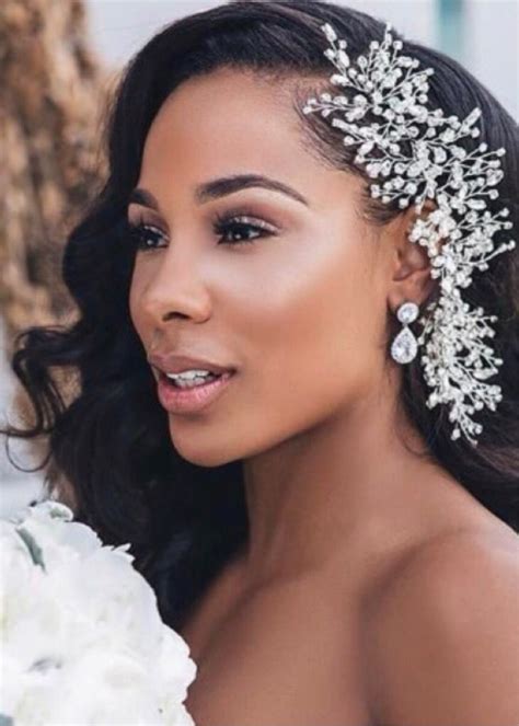 Elegant Bridal Waves hair