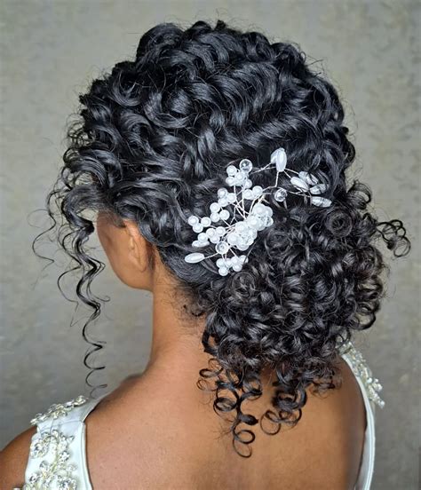 Elegant Curly Updo hair