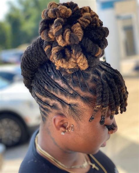 Elegant Dread Bun hairstyles