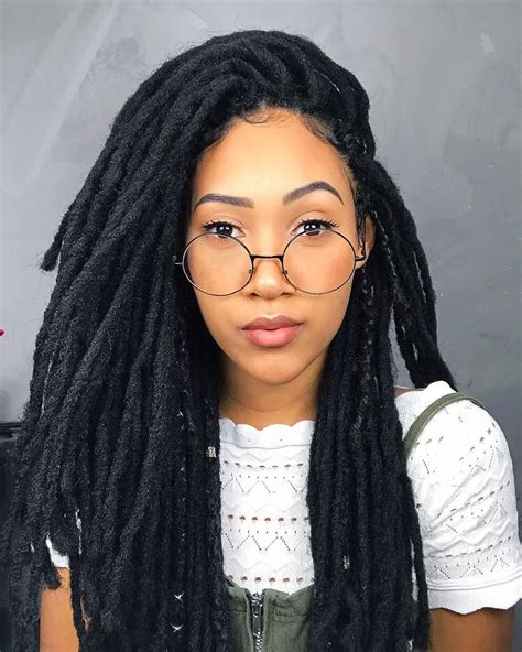 Elegant Faux Locs hair