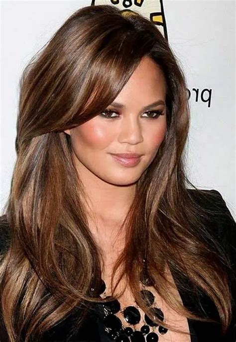 Elegant Long Waves Hot Looks for Ultimate Honey Brown Hair Inspiration