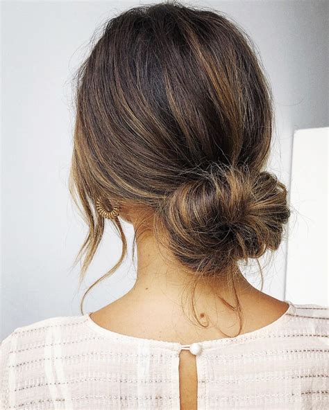 Elegant Low Bun Hairstyles