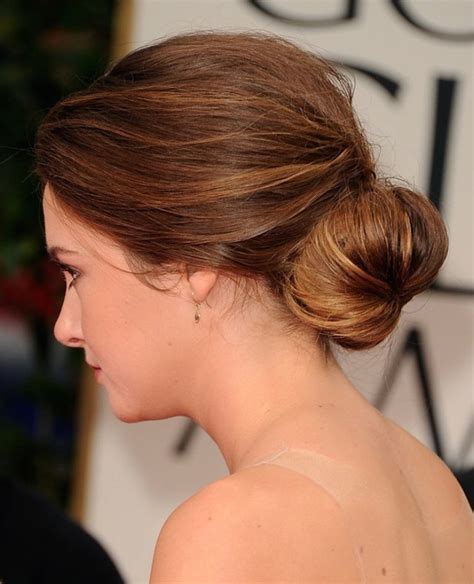 Elegant Low Bun Hairstyles