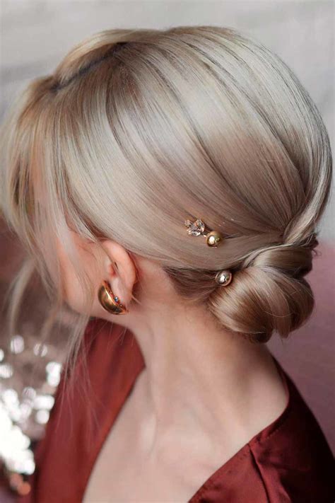 Elegant Low Bun Hairstyles