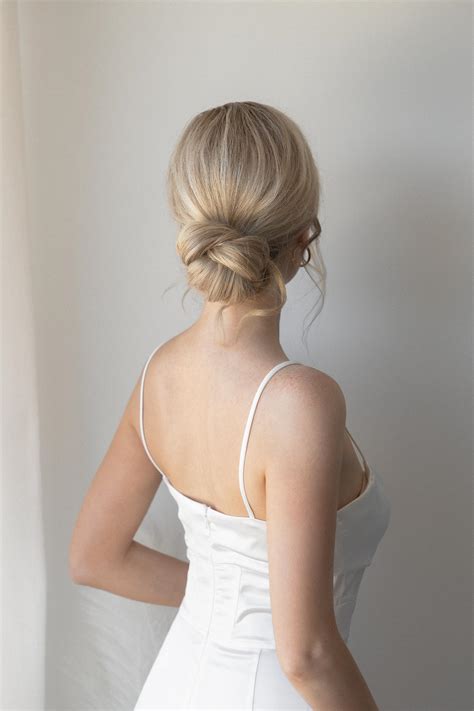 Elegant Low Bun Hairstyles