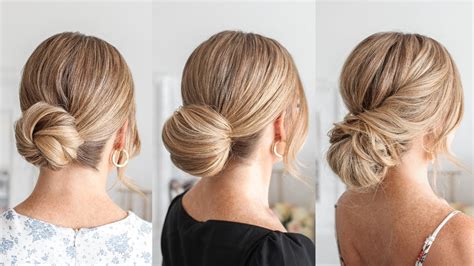 Elegant Low Buns Hairstyles