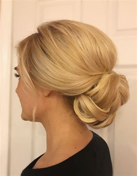 Elegant Low Updo Hairstyles