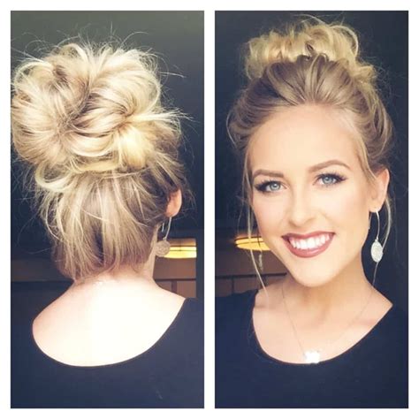 Elegant Messy Updo Hairstyles