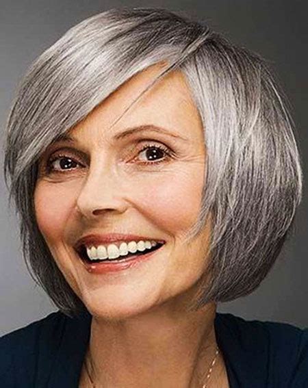 Elegant Silver Bob hair