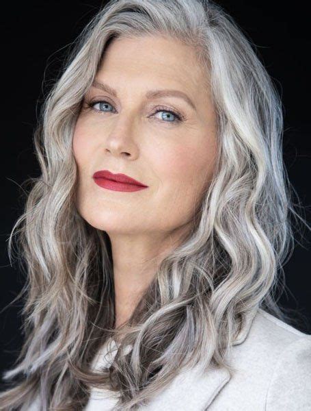 Elegant Silver Waves hair