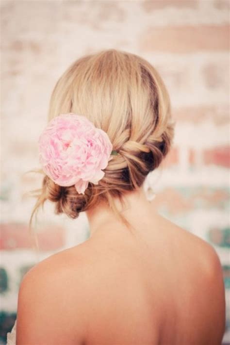 Floral Chignon Hairstyles