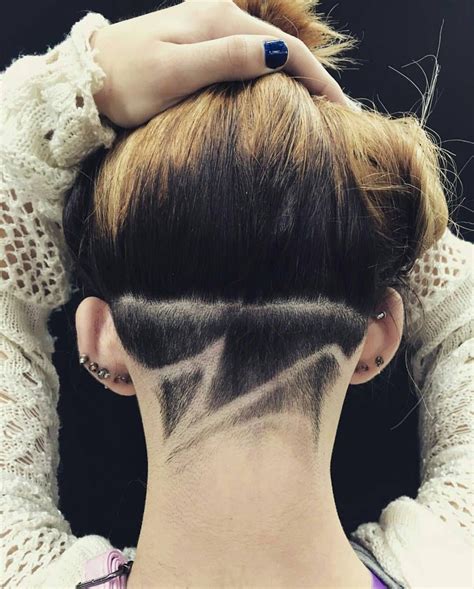 Geometric Undercut Design hair