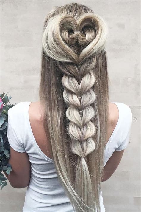 Heart Braid Style Hairstyles