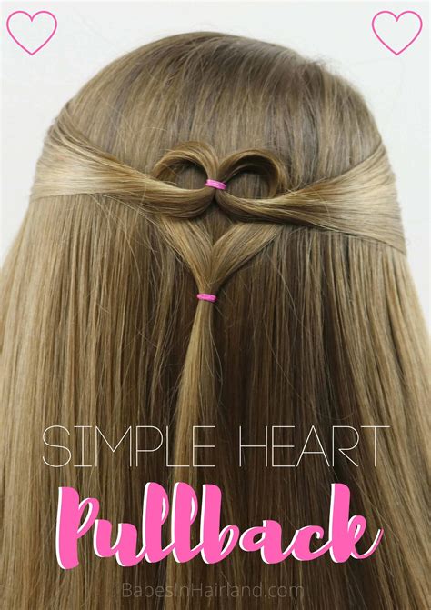 Heart Pullback Hairstyle Hairstyles