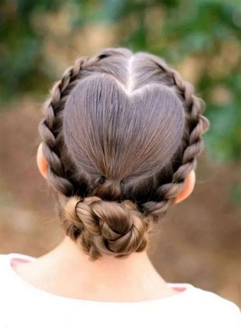 Heart Shaped Braid Hairstyles