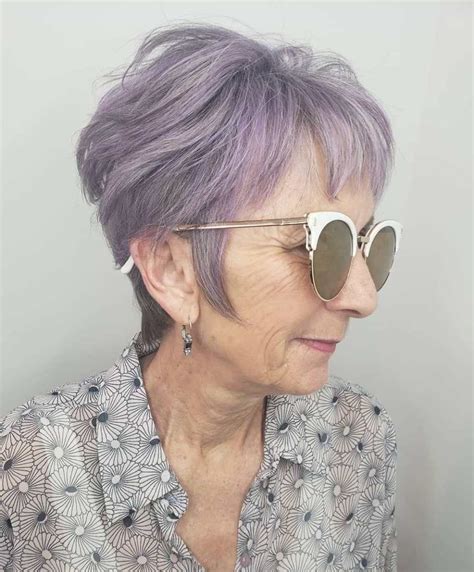 Lavender Pixie hair