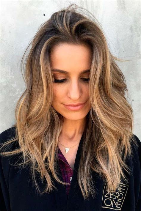 Layered Balayage Waves Hairstyles