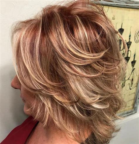 Layered Blonde Bob hair