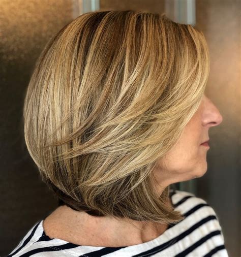 Layered Blonde Bob hairstyles