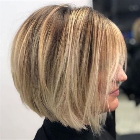 Layered Bob Highlights hair