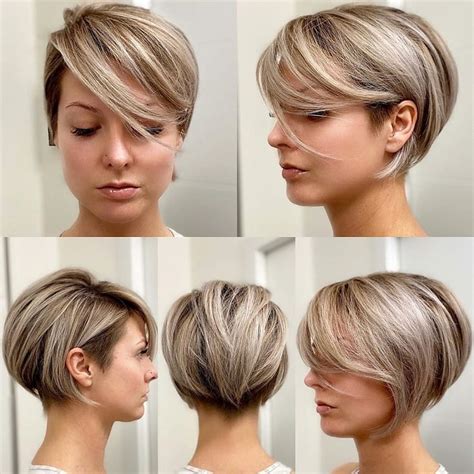 Layered Pixie Bob hair