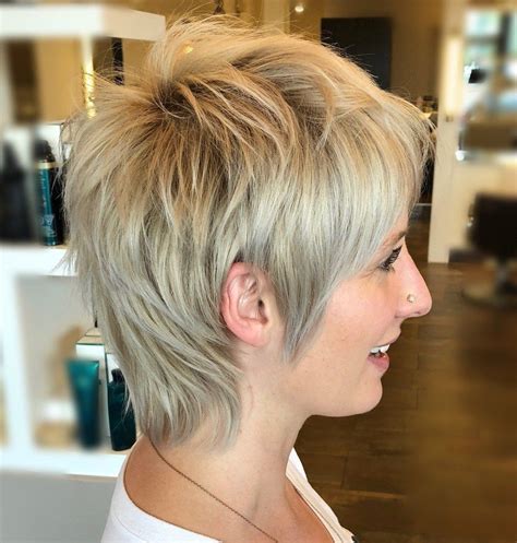 Layered Pixie Cut hair