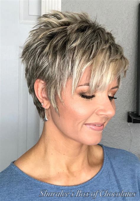 Layered Pixie Cut hair