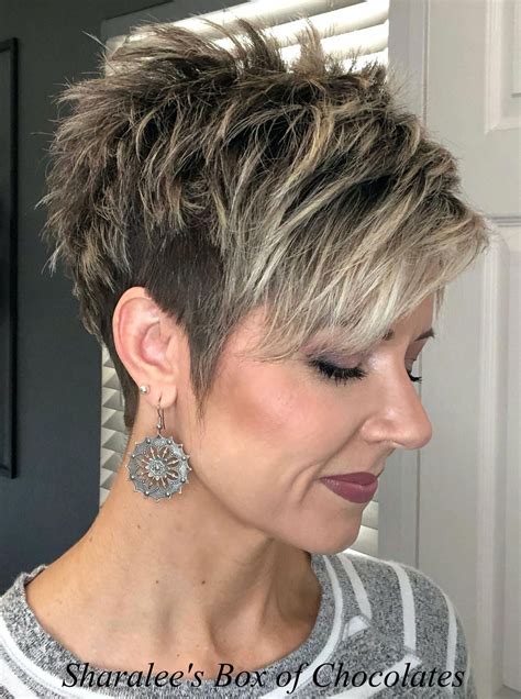 Layered Pixie Cut hair