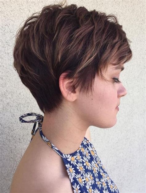 Layered Pixie Cut hair