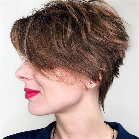 Layered Pixie Cut hair