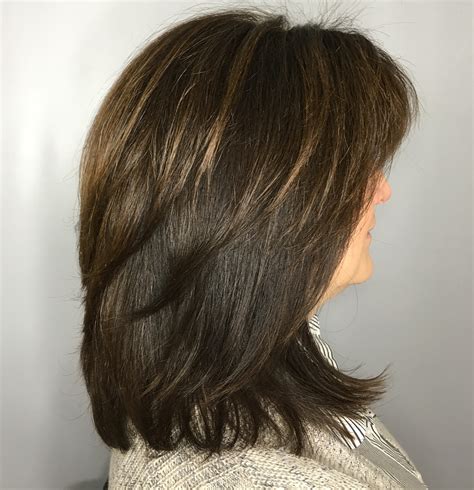 Layered Straight Cut hair