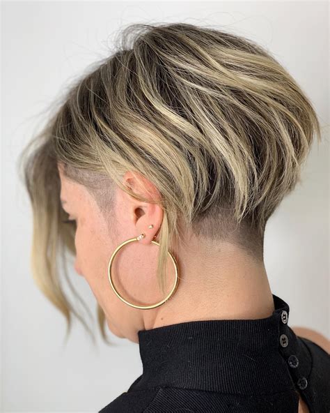 Layered Undercut Bob hair