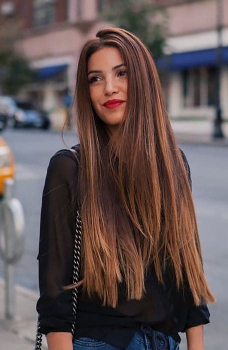 Long Sleek Layers hairstyles