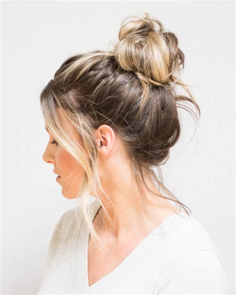 Messy High Bun Hairstyles