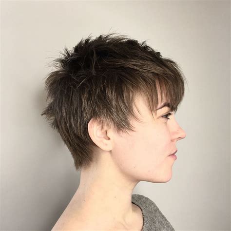 Messy Pixie Cut hair