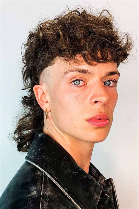 Modern Curly Mullet Permed Mullet Hairstyles to Look Damn Cool in 2024