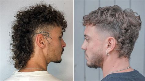 Modern Curly Mullet Permed Mullet Hairstyles to Look Damn Cool in 2024