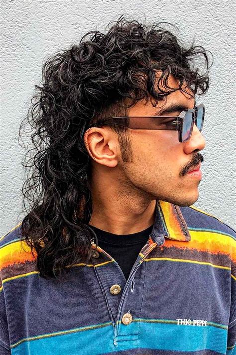 Modern Curly Mullet Permed Mullet Hairstyles to Look Damn Cool in 2024