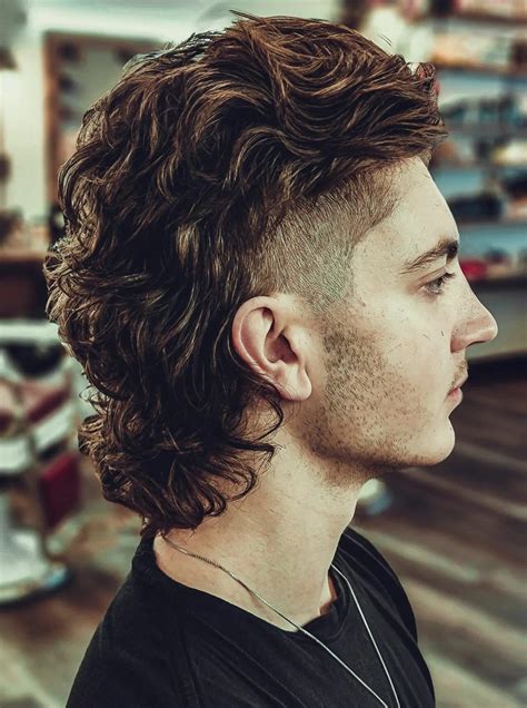 Modern Curly Mullet Permed Mullet Hairstyles to Look Damn Cool in 2024