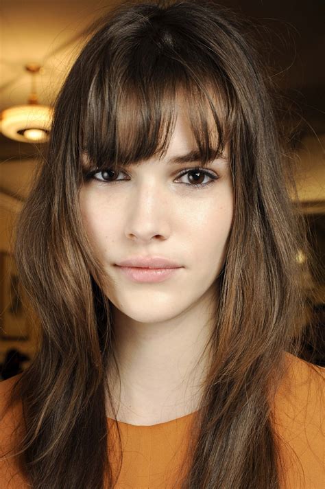 Modern Long Bangs hair