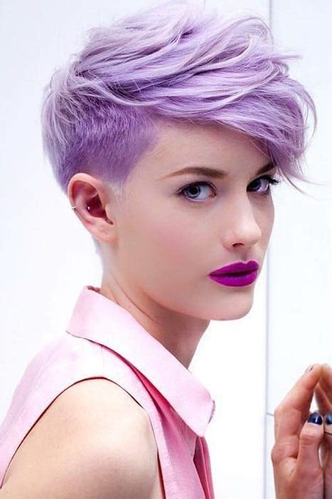 Pastel Pixie Cut hair