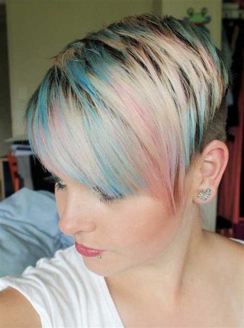 Pastel Pixie Cut hair