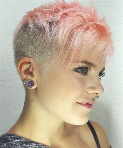 Pastel Pixie Cut hair