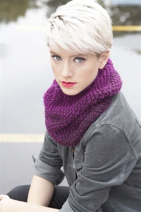 Platinum Pixie Cut hair