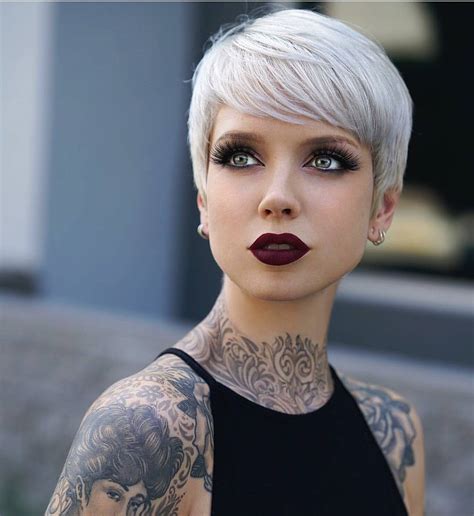 Platinum Pixie Cut Hairstyles